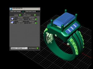 diamond ring 3D Print Model