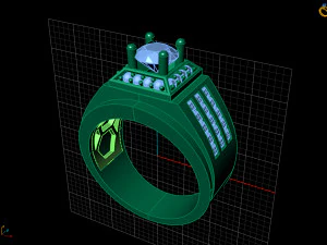 diamond ring 3D Print Model
