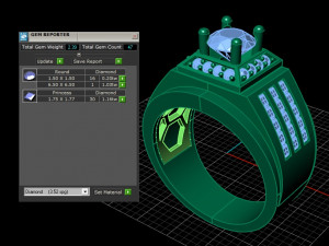 diamond ring Modello di stampa 3D