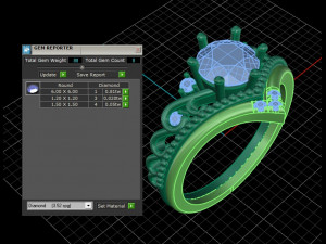diamond ring Modelo de Impressão 3D