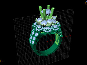 diamond ring 3D-printmodel