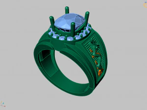 ring dragon 3D Print Model