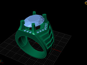 ring men 3Dプリントモデル