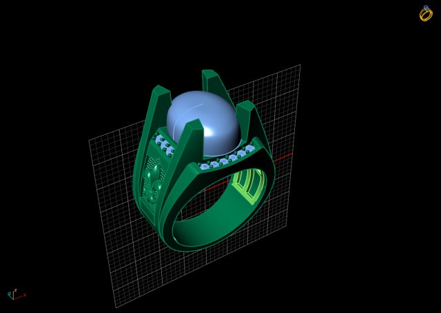 ring men Modello di stampa 3D .c4d .max .obj .3ds .fbx .stl .blend 
