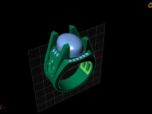 リング男性 3Dプリントモデル