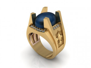 ring men Modello di stampa 3D