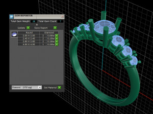 diamond ring 3D-printmodel