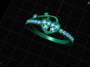 diamond ring Modèles 3D en vedette