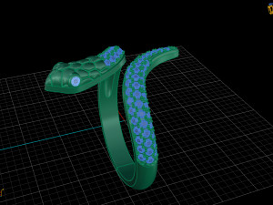 ring snake 3D Baskı Modeli