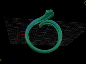 ring snake 3D Baskı Modeli