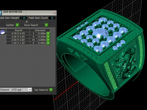 diamond ring 3D Print Model