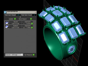 ring diamond 3D-printmodel