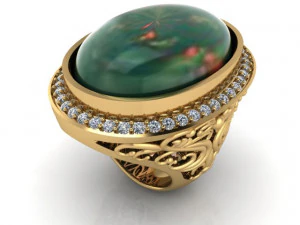 リング男性 3Dプリントモデル