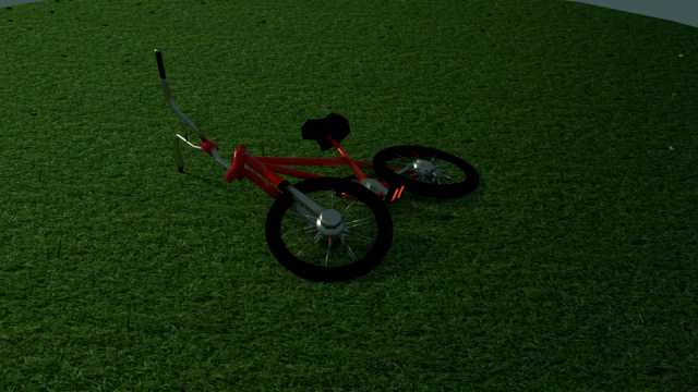 bmx red 3D Model .c4d .max .obj .3ds .fbx .stl .blend