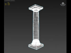 architectural column modeling 3D Model