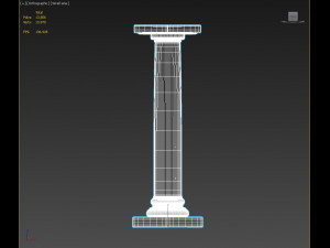 architectural column modeling Modelo 3D