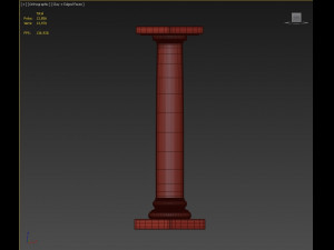 architectural column modeling Modelo 3D