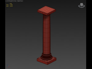 architectural column modeling Modelo 3D