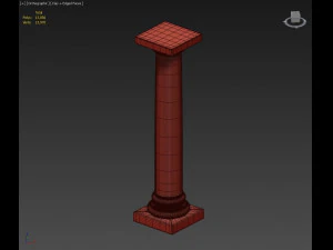 architectural column modeling 3D Model