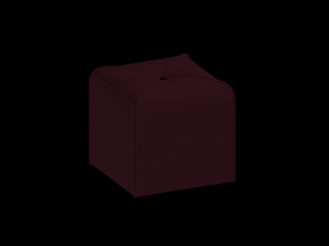 pouf 3Dモデル
