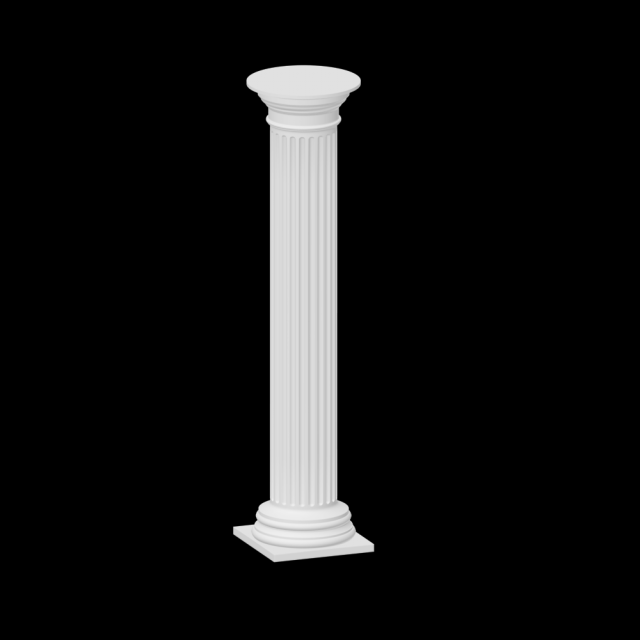 architectural column modeling 2 Model 3D .c4d .max .obj .3ds .fbx .stl .blend 