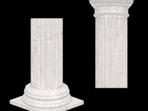 architectural column modeling 2 Model 3D