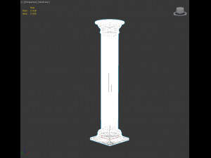 architectural column modeling 2 Model 3D