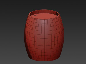 Wooden Barrel 3D-Modell