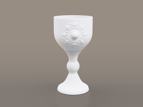 Golden Goblet 3D Modell