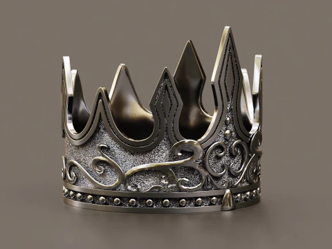 High-poly Crown 3D Model
