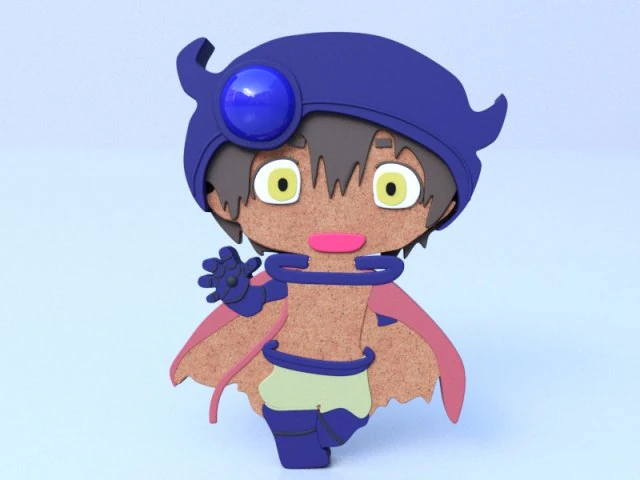 reg feito em biscoito de anime abyss Modelo 3D .c4d .max .obj .3ds .fbx .stl .blend 