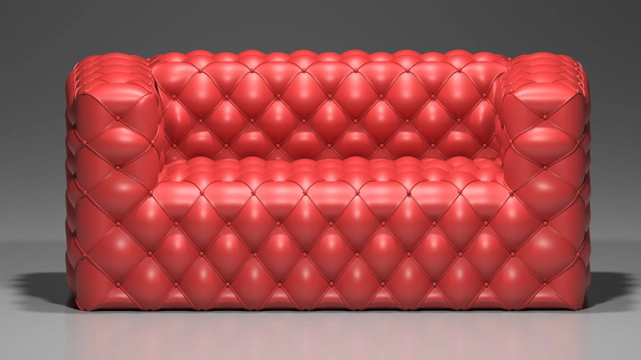 leather sofa 3D Model .c4d .max .obj .3ds .fbx .stl .blend 