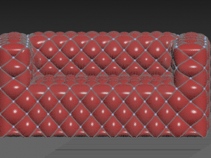 leather sofa Modello 3D