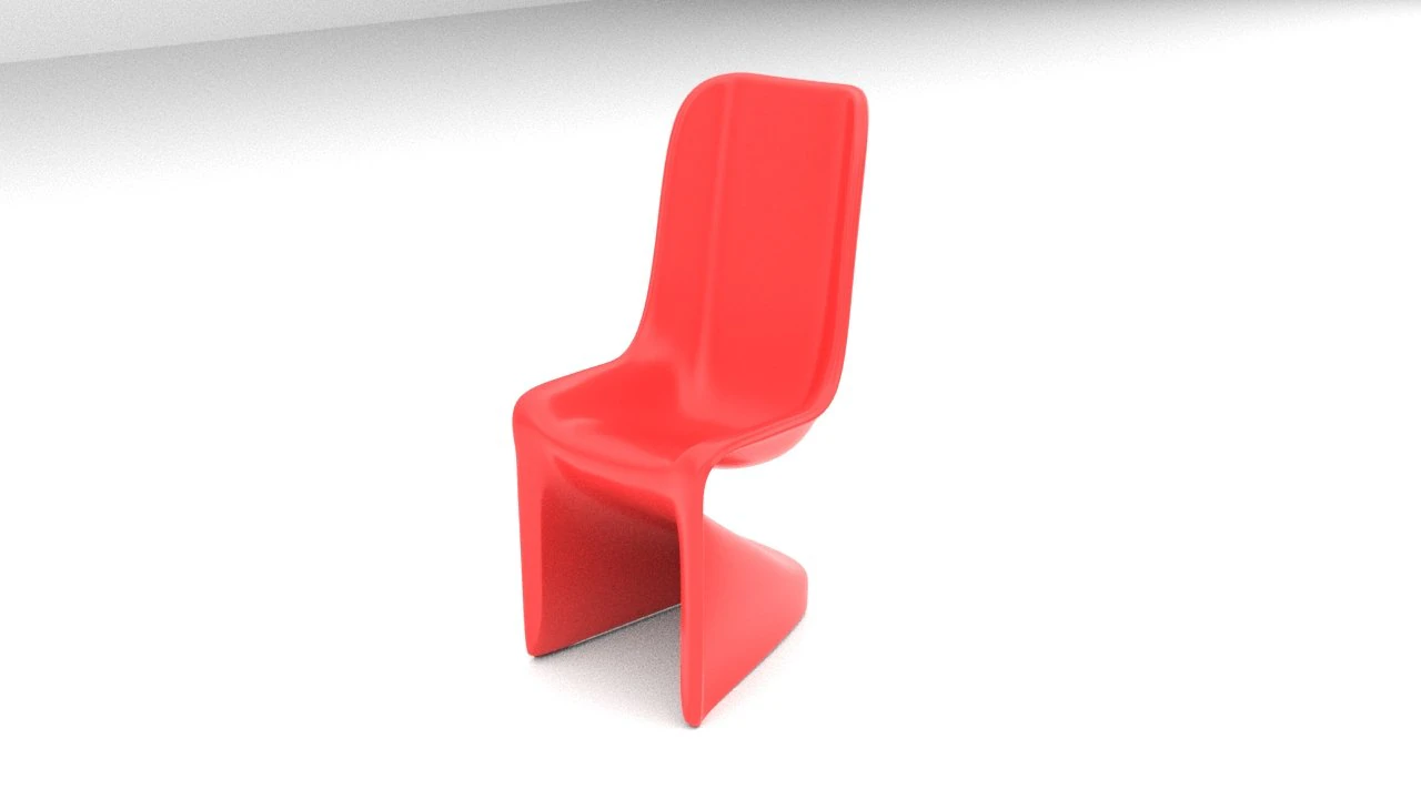 panton chair 3D Model .c4d .max .obj .3ds .fbx .stl .blend 
