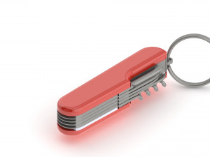 Swiss army knife 3D मॉडल