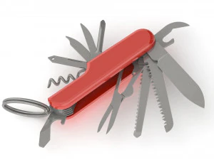 Swiss army knife 3D Model