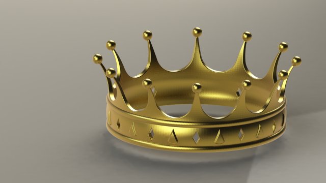 crown 3D Модель .c4d .max .obj .3ds .fbx .stl .blend 