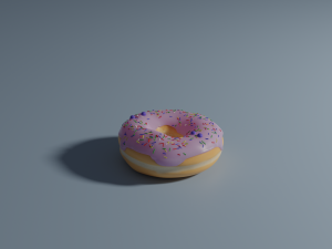 donut Modèle 3D