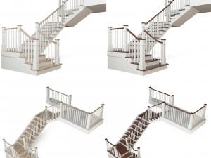 classic staircase 3Dモデル