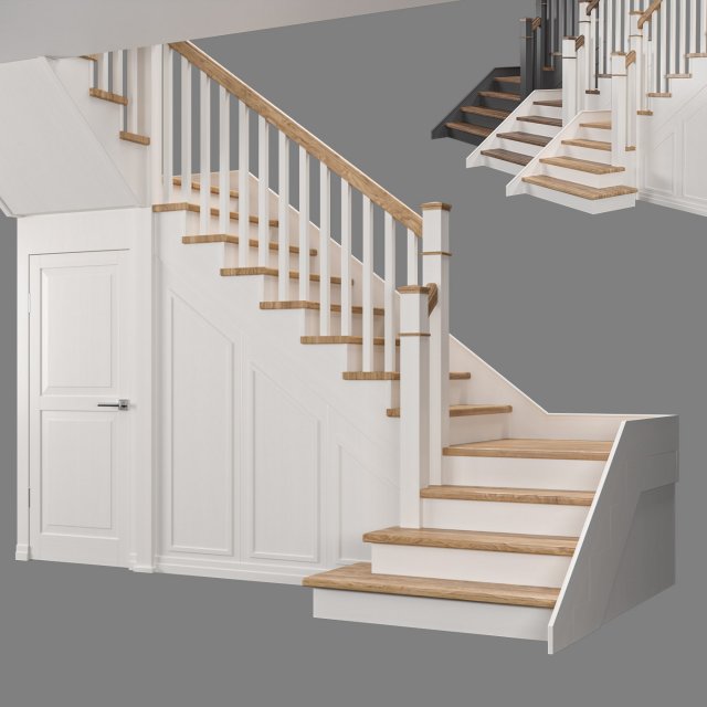 staircase with pantry Modèle 3D .c4d .max .obj .3ds .fbx .stl .blend 