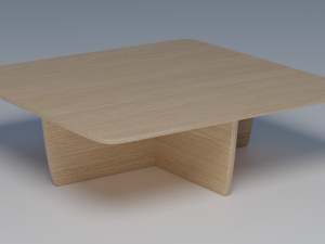 chair and coffee table 3D Модель