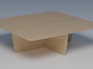 chair and coffee table 3D Model