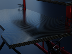 gaming desk Model 3D