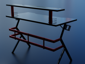 gaming desk Model 3D