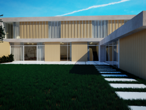 exterior house scene 3Dモデル