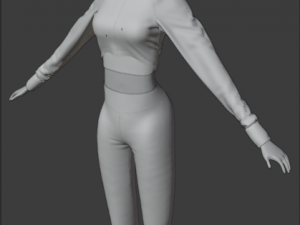 annie cartoon girl Modelo 3D