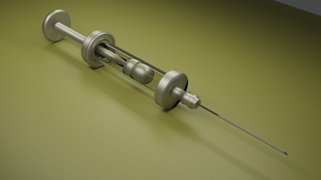 syringe Modèle 3D .c4d .max .obj .3ds .fbx .stl .blend 