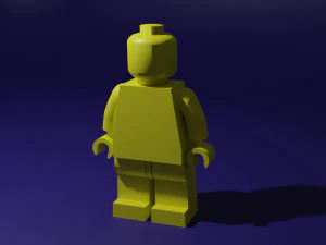 homem lego Modelo 3D
