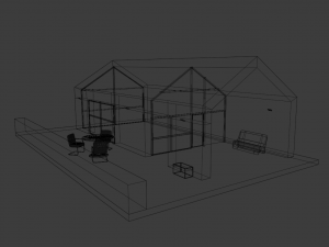 barnhouse model 3D Модель
