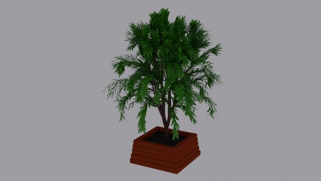 tree brick Modèle 3D .c4d .max .obj .3ds .fbx .stl .blend 